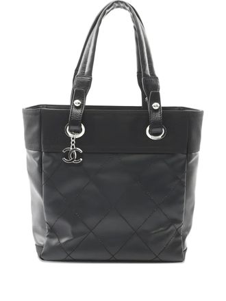 Chanel 2008-2009 PM Paris Biarritz tote bag - Nero