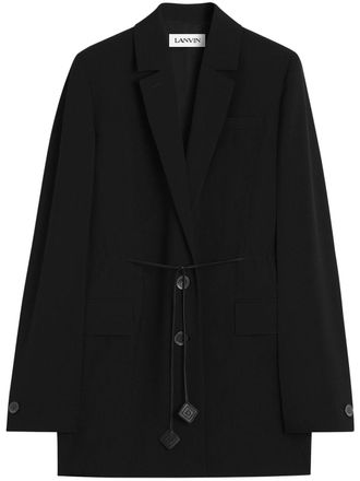 スーツ LANVIN Women Suit Jackets RWJA00085711A23 10 Black Double-breasted Jacket | Lanvin