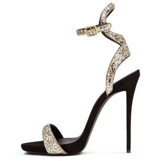 Generic Eestfy Womens Ultra High Stiletto Sandals Strappy Peep Toe Gladiator Heels Couture Runway Pumps for Banquet Evenings & Luxury Reception Events,Gold,4.