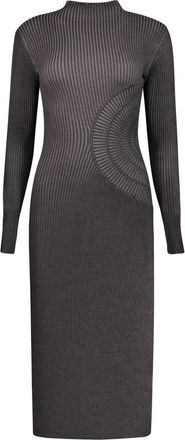 Desigual Black Polyester Casual Womens Dress