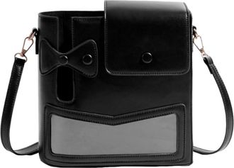 Generic Women Bottle Carrier Sling Bag Large Capacity Cup Holder Shoulder Bag (Black)