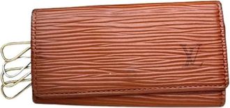 Louis Vuitton Pre-owned Lederen Sleutelhouder - Dames - Vintage Accessoires - Oranje - ONE Size - Leer - Vintage