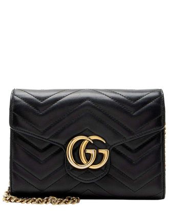 Gucci Matelass&eacute; Gg Marmont Wallet On Chain (Authentic Pre-Loved)