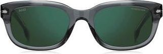 BOSS 53mm Rectangular Sunglasses in Grey at Nordstrom Rack