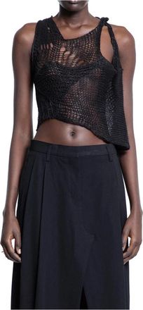 Halos Octopus Top - Dames - Cashmere truien - Zwart - S - Kasjmier - Truien & Vesten
