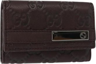 Gucci Pre-owned Sleuteletui - Dames - Vintage Accessoires - Bruin - ONE Size - Leer - Vintage