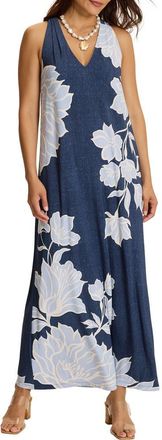 Tommy Bahama Carmela Breezy Blooms Maxi Dress in Coastline at Nordstrom, Size X-Small