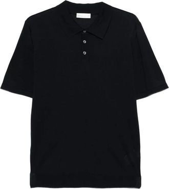 Roberto Collina Heren, Tops, Blauw, Maat: M