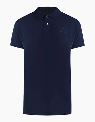 Iceberg Mens Ice Iceberg Triangle Logo Navy Blue Polo Shirt - Size: 44