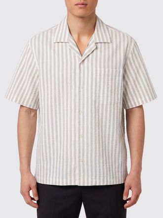 HUGO BOSS Camicia casual Boss in cotone stretch a righe