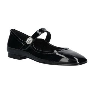Billi Bi Schoenen, Dames, Zwart, 38 EU, Leer, Mary Jane ballerinas met juwelenversiering