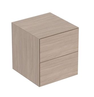 Keramag Keramag - Geberit One Armario Lateral Con Dos Cajones, 45x49.2x47cm
