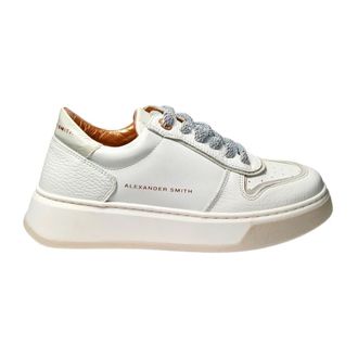 Alexander Smith Sneakers, female, White, Size: 6 US Pelle Sneaker