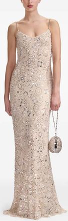 Self Portrait Jurk met smalle bandjes - Wit