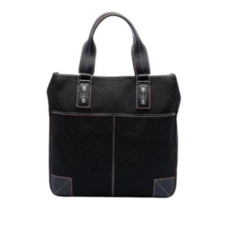 Celine Pre-owned Tote Bags, female, Black, Size: ONE SIZE Pre-owned Canvas Tote