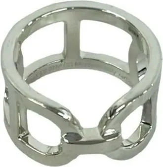 Herm&egrave;s Silver Silver 925 Band Ring (Pre-Owned)