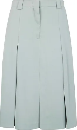 N&deg;21 Crepe sable midi skirt