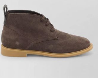 Bottega Veneta astaire lace up suede ankle boots