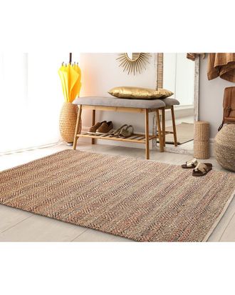 LR Home Lr Home Nathalia Hand-Woven Geometric Area Rug