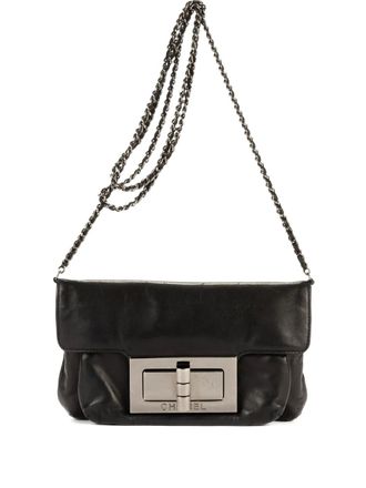 Chanel Giant Lock Reissue Mademoiselle Flap schoudertas - Zwart