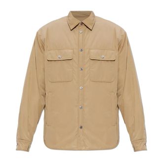 Dsquared2 Insulated Jacket - Heren - Zomerjassen - Beige - M - Leer - Jassen