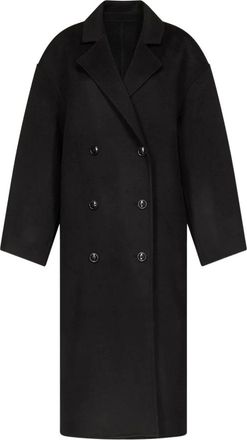 Loulou Studio Jassen, Dames, Zwart, M, Wol, Borneo Jas