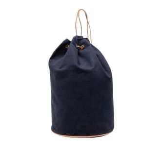 Herm&egrave;s Pre-owned Bucket Bags, female, Blue, Size: ONE SIZE Pre-owned Polochon Mimile