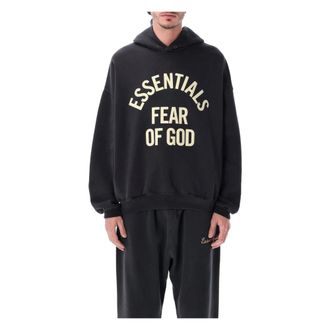 Fear of God Hoodies, male, Black, Size: L Campus 90s Hoodie