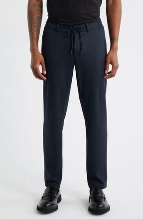 Brax Phil K Elastic Waist Stretch Jersey Pants in Navy at Nordstrom Rack, Size 36 X 32