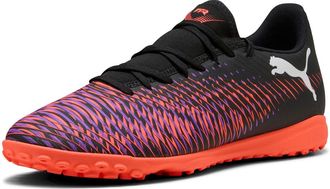 Puma Mens Future 8 Play Turf Trainer Soccer Cleats Sneaker, Black-white-glowing Red, 10.5 UK