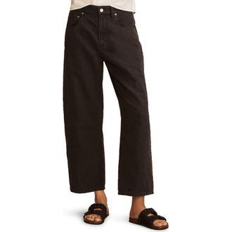 Lucky Brand Linen Blend Ankle Barrel Leg Pants in Meteorite at Nordstrom Rack, Size X-Large