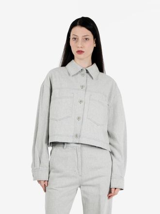 Aspesi Giacca in cotone sasso