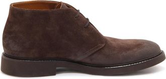 Doucal's Vintage Effect Schoenen - Heren - Veterlaarzen - Bruin - 45 EU - Su&egrave;de - Schoenen