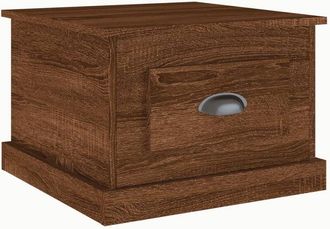 vidaXL Tavolino da Salotto Rovere Marrone 50x50x35 cm in Multistrato vidaXL