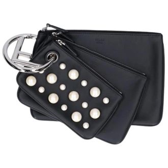 Fendi Pre-owned Clutches, female, Black, Size: ONE SIZE Pre-owned Vintage Clutch Bag