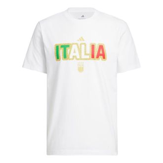 adidas World Cup 26 Italy Home Graphic T-Shirt White KG3083