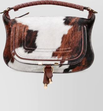 Chlo&eacute; alphabet leather clutch bag