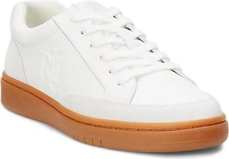 Lauren Ralph Lauren Sneakers met logo-reli&euml;f - Wit