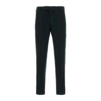 Pantaloni Torino Slim-fit Trousers, male, Black, Size: 4XL Lyocell Blend Pant