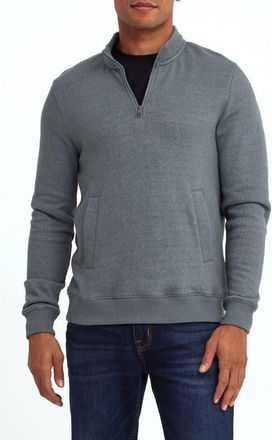Threads 4 Thought Greg Eco Fleece Quarter Zip in Raindrop at Nordstrom, Size Xx-Large