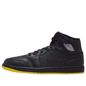 Nike Jordan Air Jordan 1 Mid SE Black Opti Yellow IO2052-001