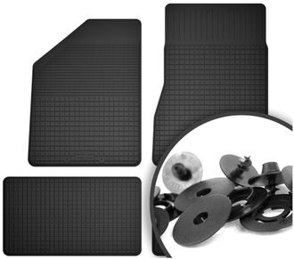 OEM Alfombrillas De Goma + Topes Para: Renault Grand Espace Iv Monovolumen (2002-2014)