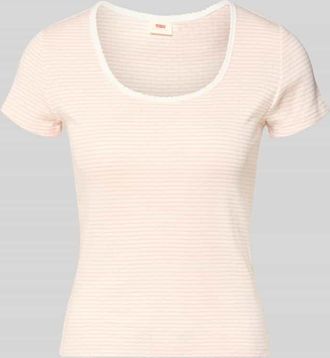 Levi's Slim Fit T-Shirt aus reiner Baumwolle Modell SWEETIE in Ecru, Gr&ouml;&szlig;e XS