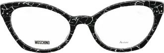 Moschino MOS582 Cat-Eye Acetate Eyeglasses - Black