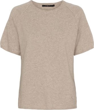 BTF-CPH Camiseta de Cachemira y Merino - Knitwear - Mujer - Beige - 2XL