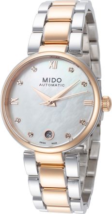 Mido Womens Donna 33mm Two Tone Automatic Watch
