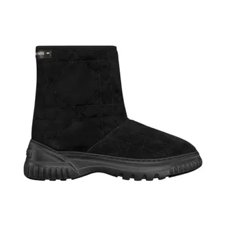 Dior Schoenen, Dames, Zwart, 40 EU, Katoen, Frost Enkellaars