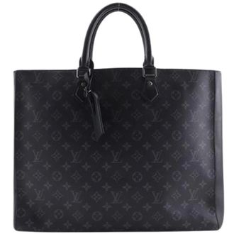 Louis Vuitton Pre-owned Tote Bags, male, Black, Size: ONE SIZE Pre-owned Grand Sac Tote Bag