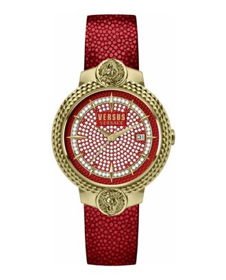 Versus Mouffetard Crystal Strap Watch