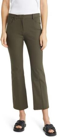 Theory Kick Flare Pants in Dark Olive - F5J at Nordstrom Rack, Size 00